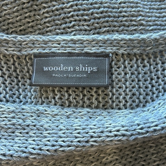 Wooden Ships Paola Buendia Chunky Rusna Knit Ombre Sweater Gray Sz S/M - Picture 7 of 11